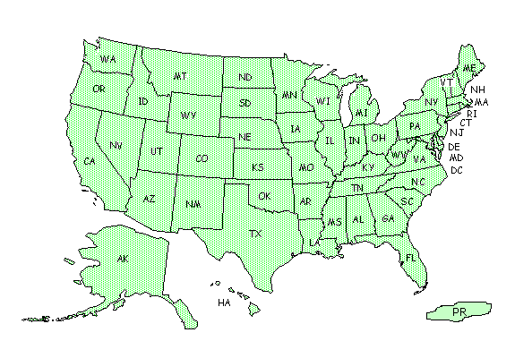 Click on state for nearest Independent Representative